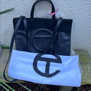 Telfar Black Tote Bag